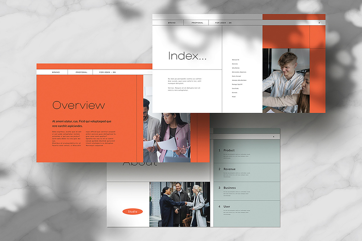 Brand Proposal Template, a Presentation Template by White Graphic (Photo 2 of 7)