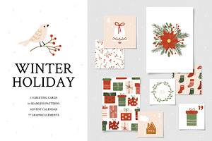 Winter Holiday - Christmas Set