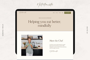 Nutritionista Squarespace Template