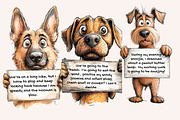 Woof, Wags and Witty Remarks, an Animal Illustration by PrintHaven Designs (Thumbnail 4 of 10)