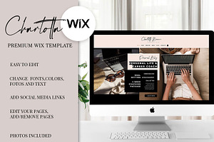 Wix Blog Theme Website Template