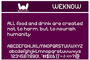 Kitchen Bar font, a Sans Serif Font by weknow (Thumbnail 2 of 8)