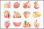 Watercolor Fruits Clipart, an Illustration by Sublimation Artist (Thumbnail 3 of 6)