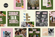 20 Church Editable IG Post Template, a Social Media Template by With Faith & Love (Thumbnail 3 of 8)