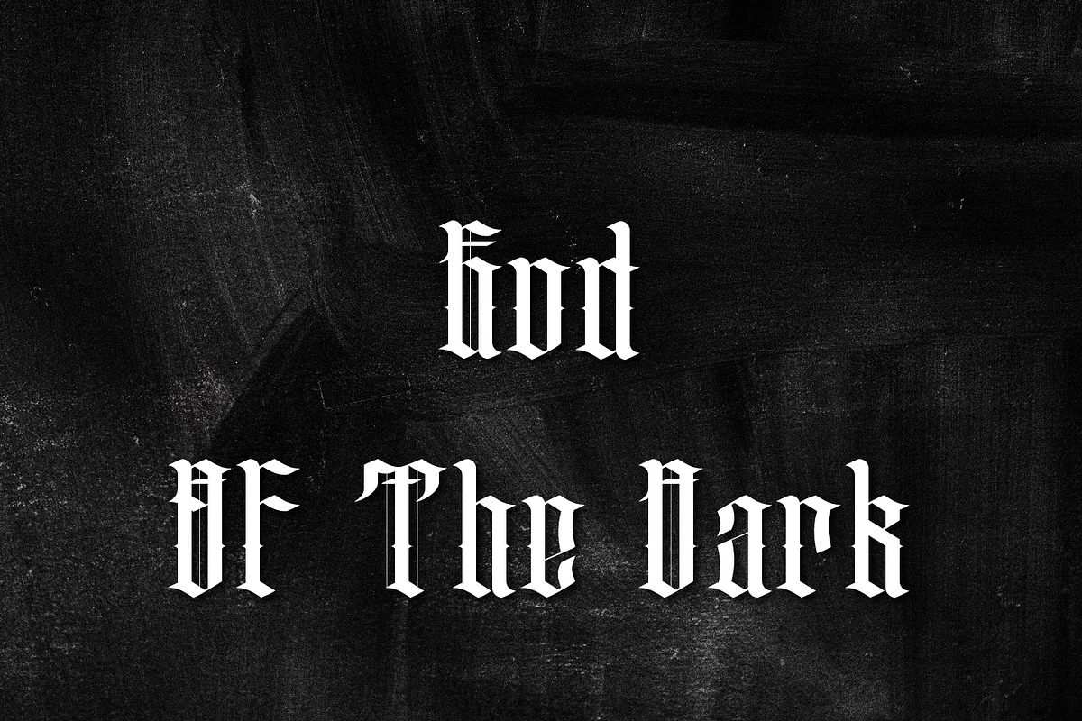 Morpheus Blackletter Typeface, a Blackletter Font by infernostudio3 (Photo 8 of 10)