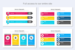 Banner Infographics Google Slide