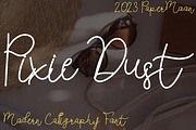 Pixie Dust: Handwriting Font, a Handwritten Font by PaperMoon (Thumbnail 1 of 6)