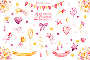 Unicorns Life. Watercolor collection, an Animal Illustration by UlitkaStudio (Thumbnail 15 of 29)