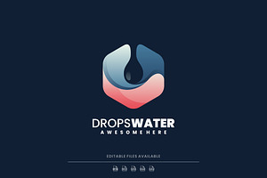 Waterdrop Gradient Logo