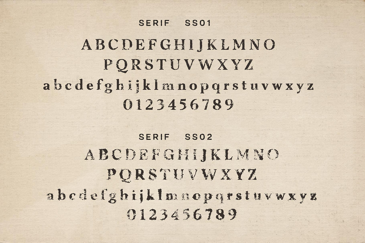Epharium; Old Vintage Font Duo, a Script Font by Eko Bimantara (Photo 10 of 10)
