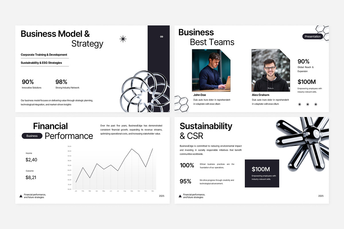 Modern Business Presentation, a Presentation Template by Eklip Studio (Photo 4 of 6)