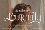 Butterfly - Aesthetic Serif Typeface, a Serif Font by Inviline.co (Thumbnail 1 of 10)
