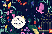 EDEN vector elements, an Object Illustration by erasovas (Thumbnail 1 of 13)