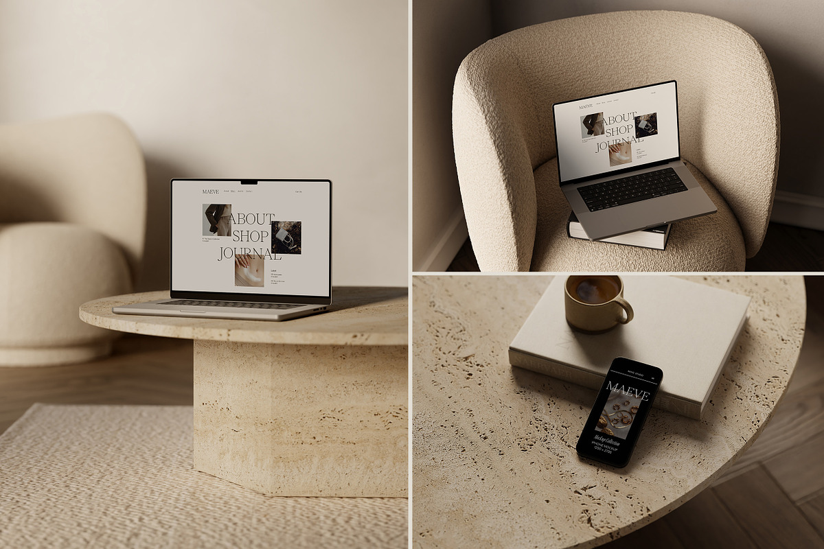 16 MacBook, iPhone, iPad Mockups, an iPhone Mockup by Moyo Studio (Photo 7 of 10)