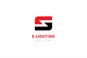 S lighting logo template., a Branding & Logo Template by Anton Akhmatov (Thumbnail 2 of 3)