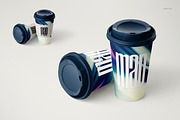 Paper Coffee Cup Mockup Set, a Cups & Container Mockup by creatsy5 (Thumbnail 3 of 8)