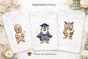 Funny Animal Graduation Sublimation, an Illustration by Artnoy (Thumbnail 7 of 8)