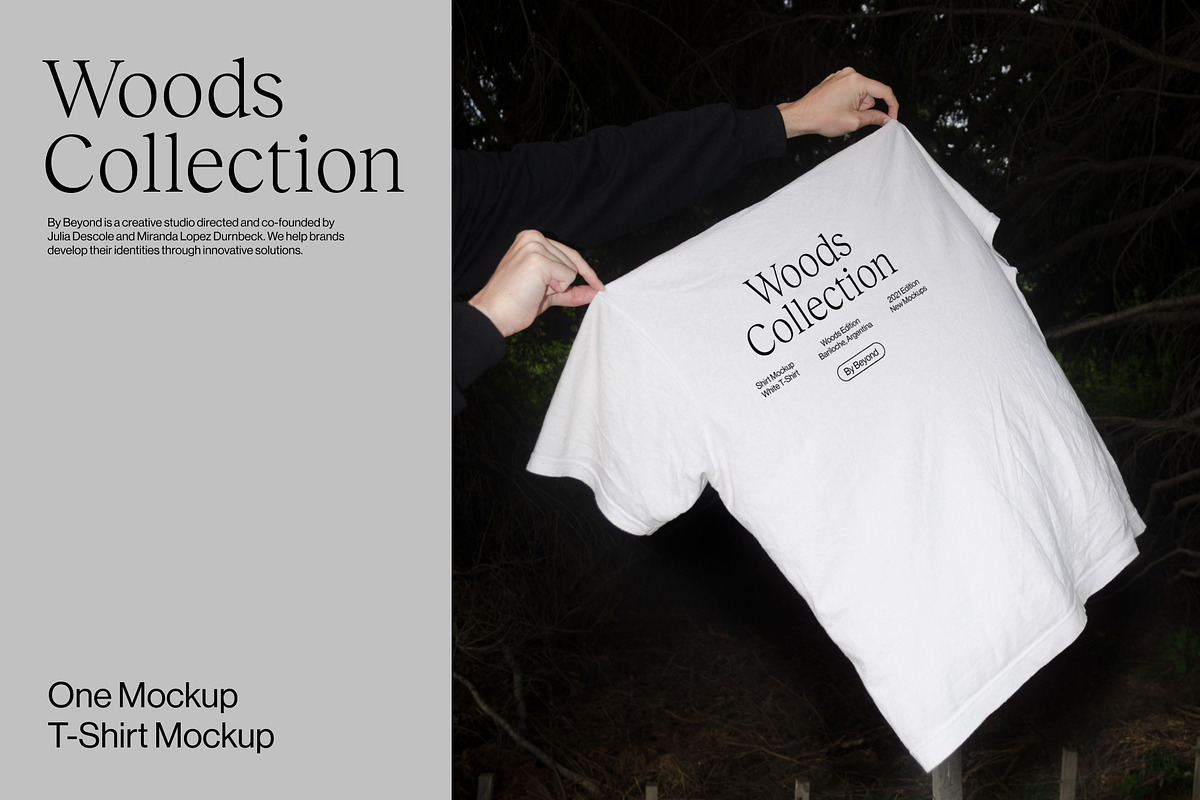Woods Collection T-Shirt Mockup 1, a Shirt Mockup by By Beyond (Photo 1 of 4)