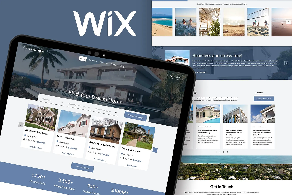 Real Estate Listing - Wix Studio, a Wix Template by Kitteeh