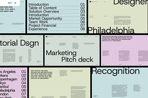 Marketing Pitch Deck Keynote, a Presentation Template by Creatorism
