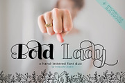 Bold Lady Font duo, a Serif Font by HowJoyful  (Thumbnail 1 of 6)