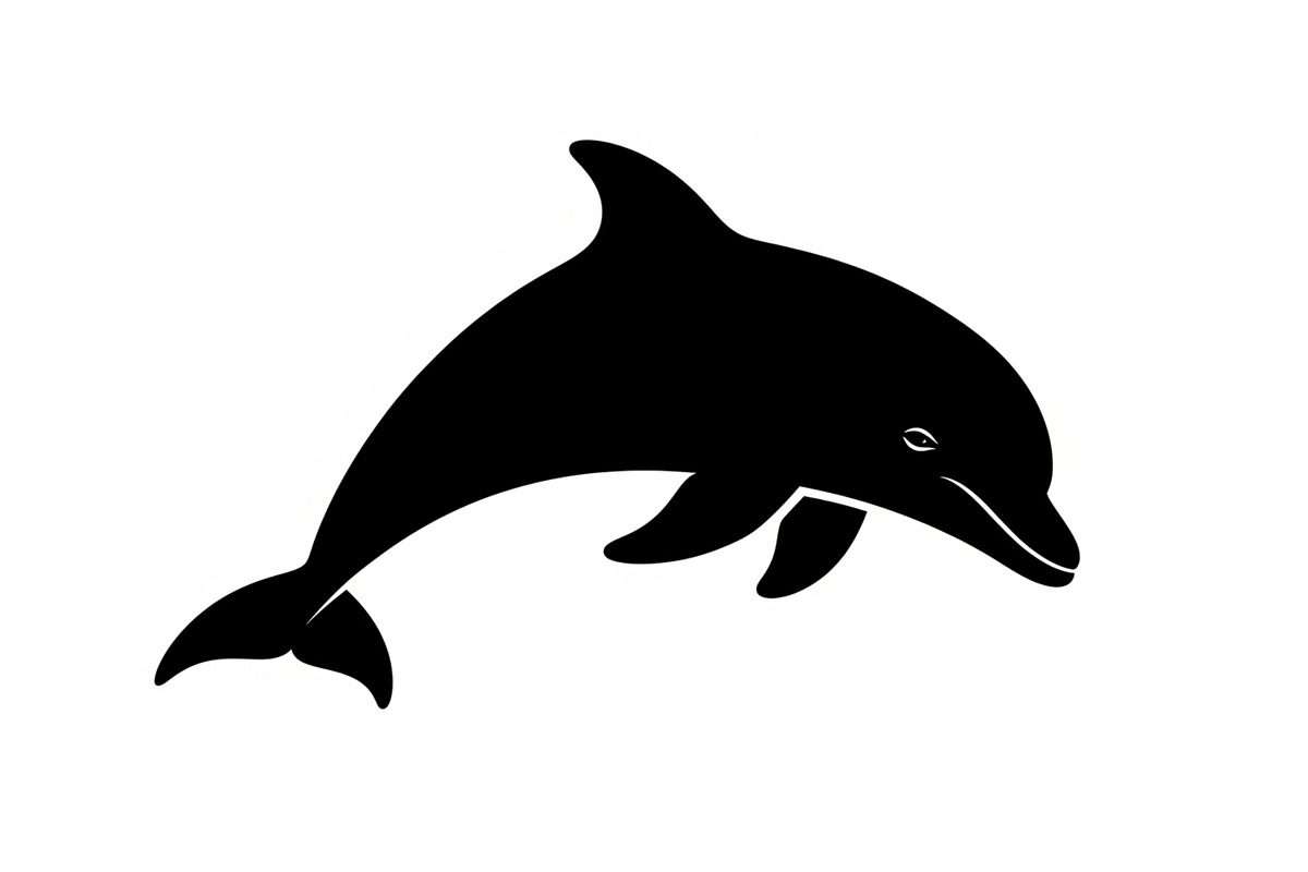 Dolphin Jumping Silhouette Vector, an Illustration by Designs_River (Photo 40 of 51)