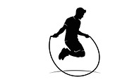 An energetic Jump Rope Silhouette, an Illustration by Amazin_art (Thumbnail 6 of 31)