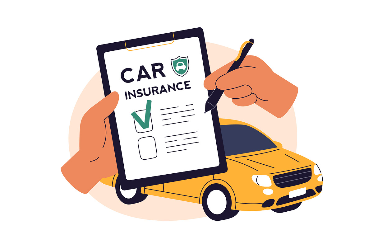 Car insurance coverage concepts set, a Transportation Illustration by Good Studio (Photo 5 of 5)
