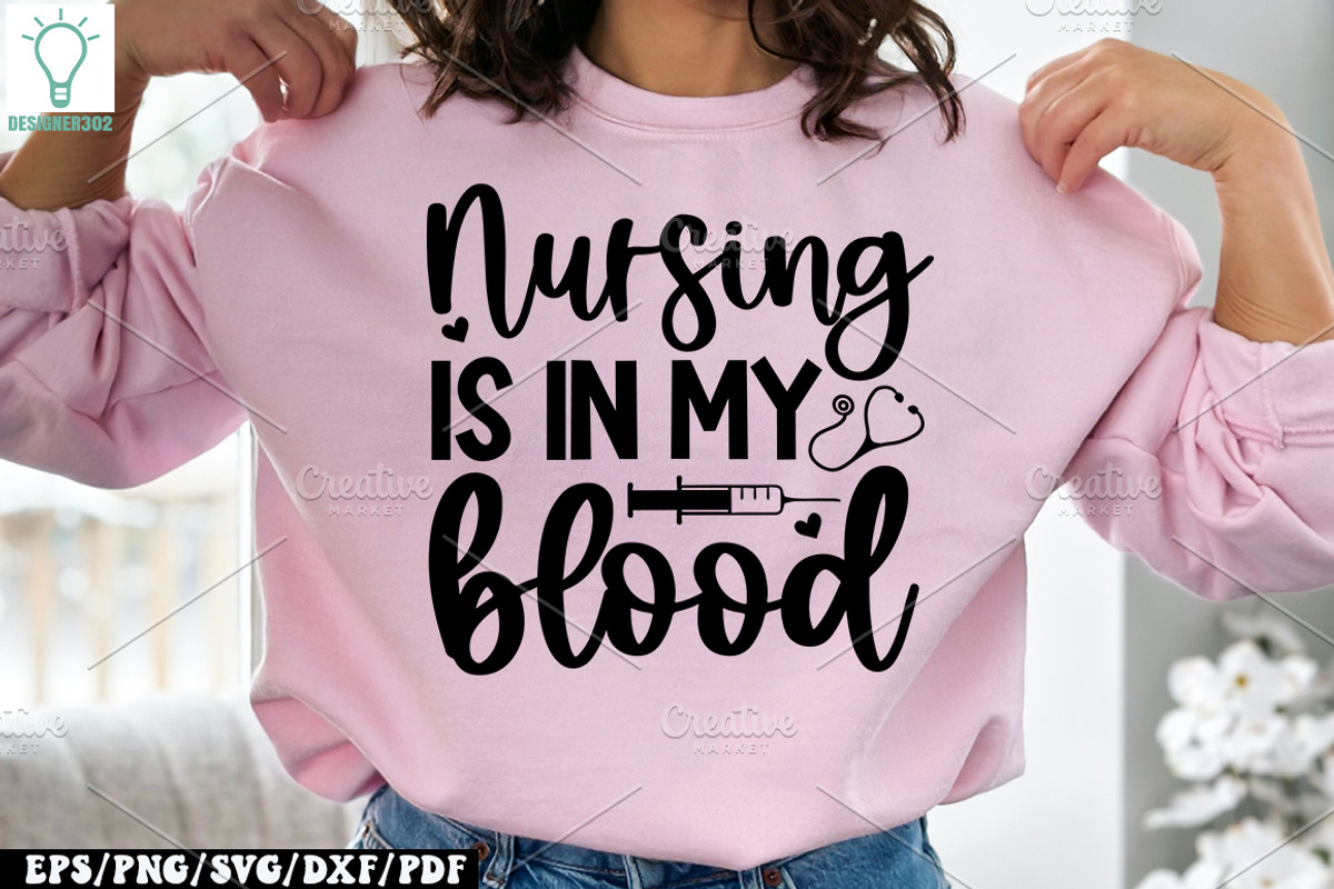 Nurse SVG Bundle, Nurse Quotes SVG, a Graphic by Designer302 (Photo 24 of 32)