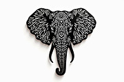 Elephant Silhouette with Ornamental, an Illustration by Amazin_art (Thumbnail 3 of 16)