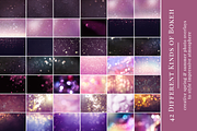Lilac Purple Bokeh photo overlays, a Layer Style Add-On by BrownLeopard (Thumbnail 3 of 7)