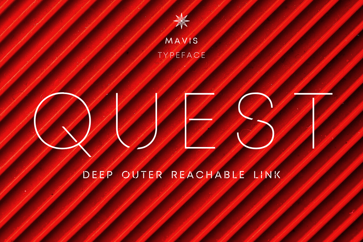 MAVIS SANS - FUTURISTIC TYPEFACE, a Sans Serif Font by CCS Type (Photo 5 of 20)