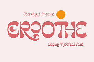 Groothe Display Typeface Font