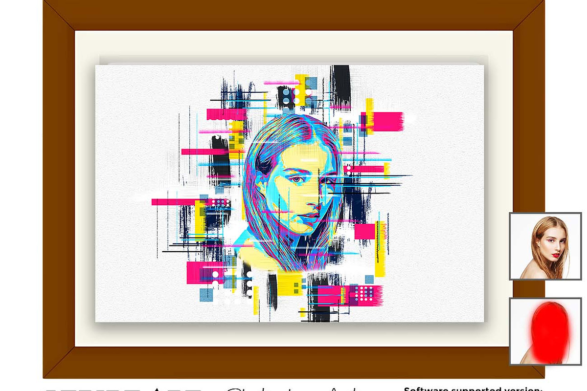 Stripe Art Photoshop Action, an Action Add-On by Studio Retouch (Photo 1 of 10)