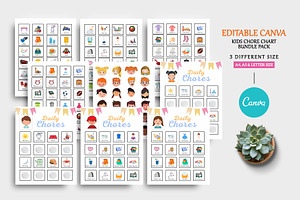 Editable Canva Kids Chora Chart Icon