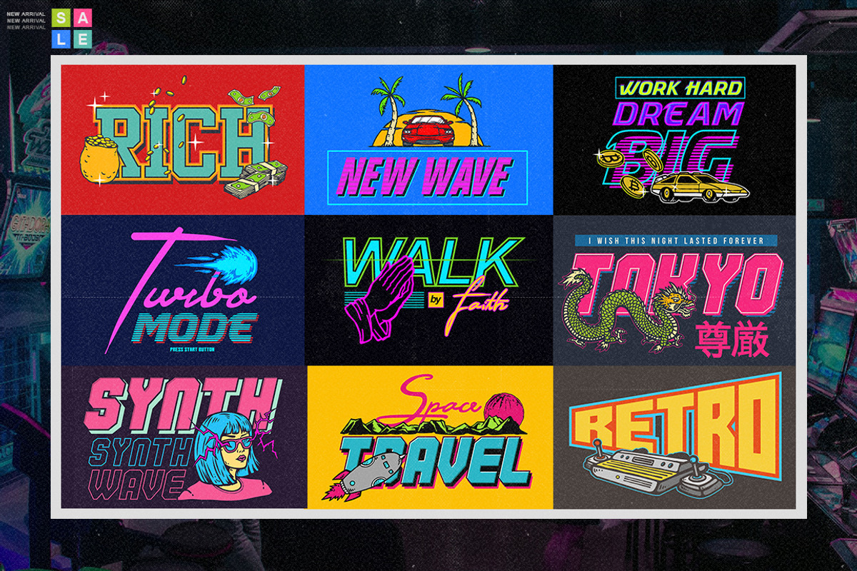 Back to the 90s T-Shirt Designs, an Illustration by TSV Art Collective (Photo 11 of 35)