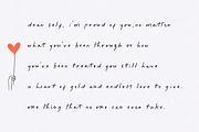 the secret things// handwritten font, a Handwritten Font by PeachCreme (Thumbnail 9 of 12)
