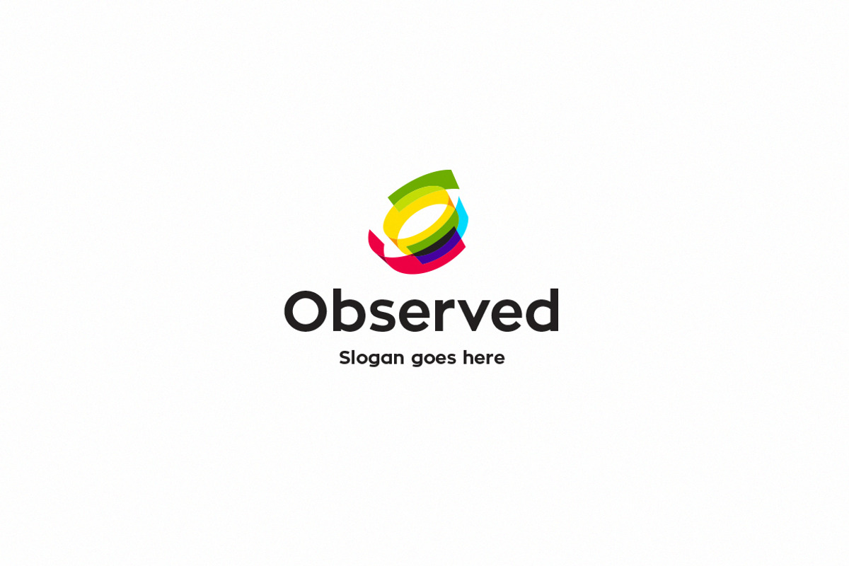 Observed • Letter O Logo Template, a Branding & Logo Template by Rudy-design