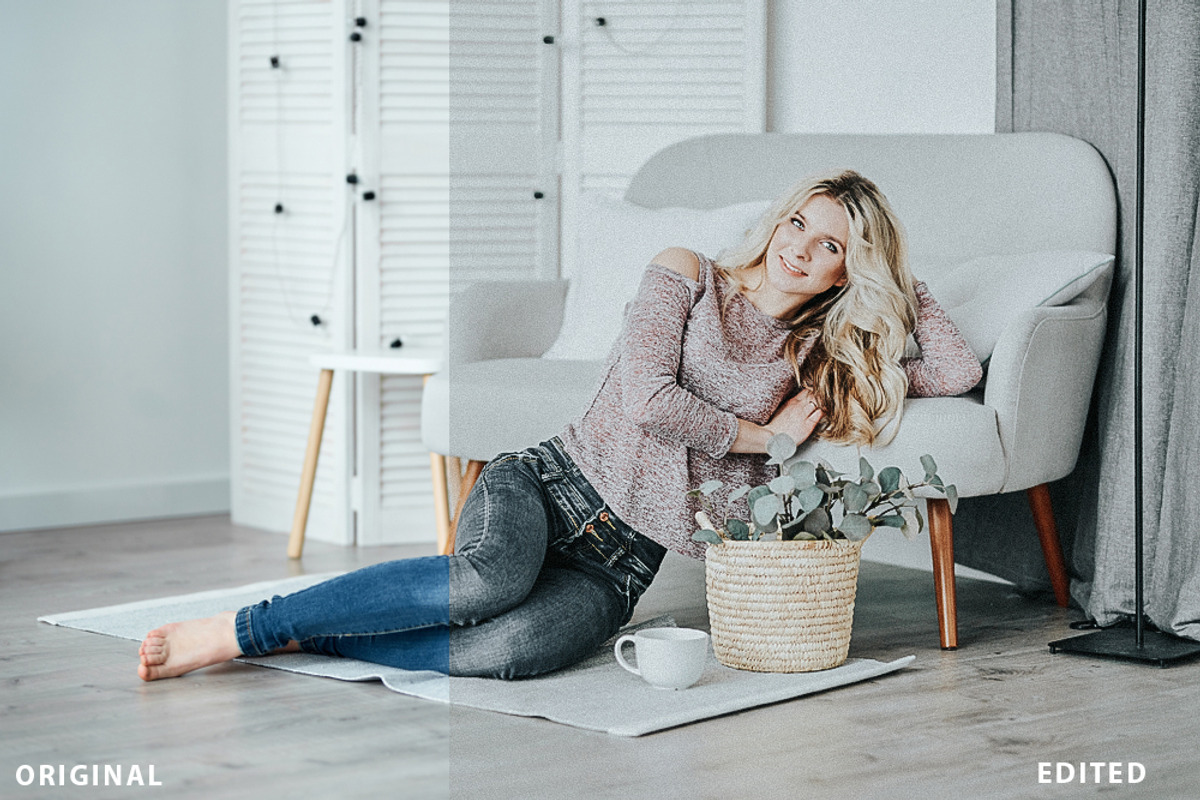 Clean blogger Lightroom presets preview 3