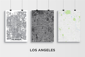 5 Maps Of USA Cities