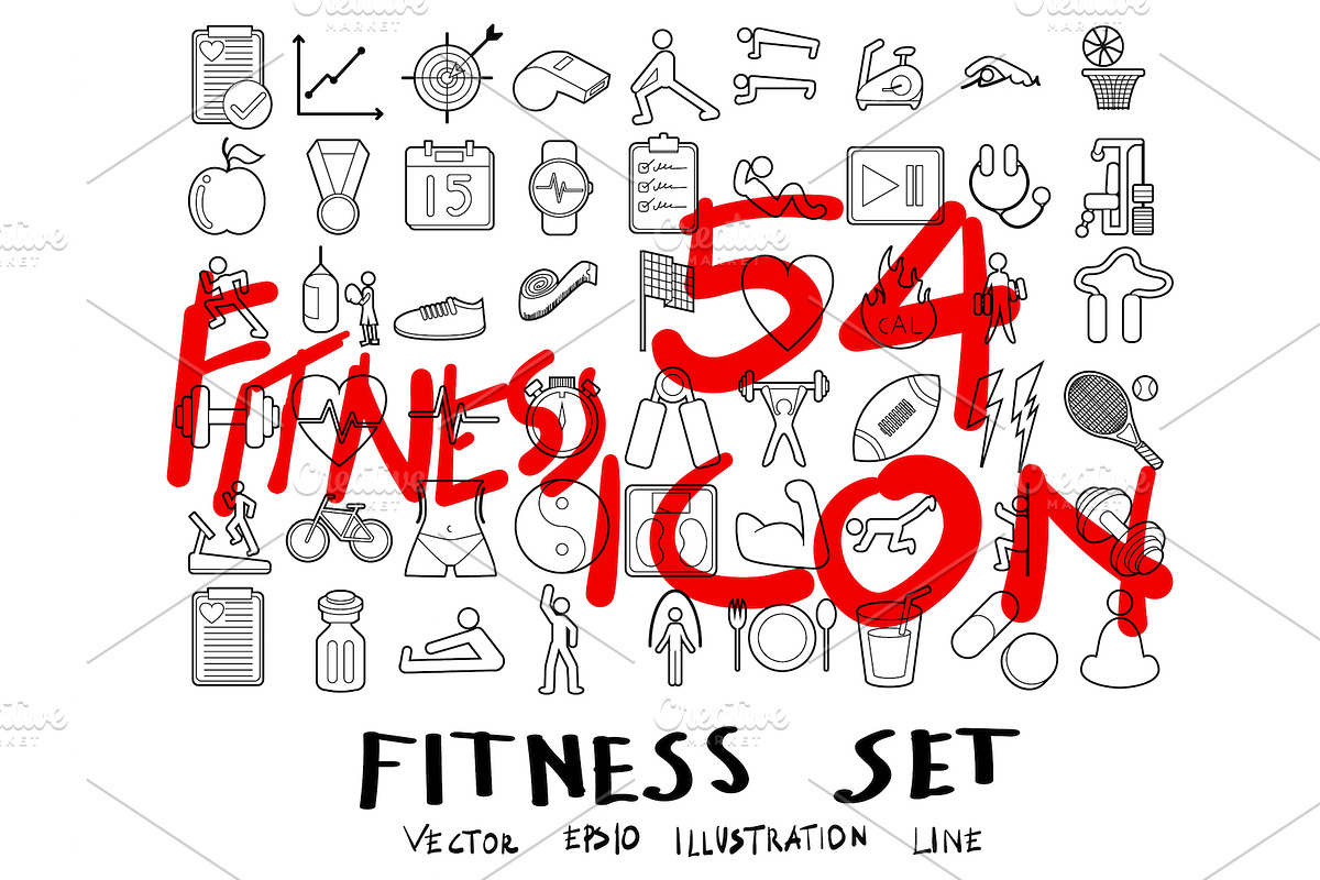 520 Line icons set, an Outline Icon by TKDoodle (Photo 4 of 8)