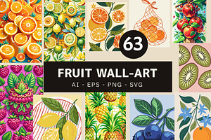 Fruit Gallery Wall Art Set