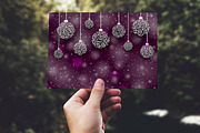 9 Christmas ball backgrounds, a Decorative Illustration by jelisua88 (Thumbnail 7 of 7)