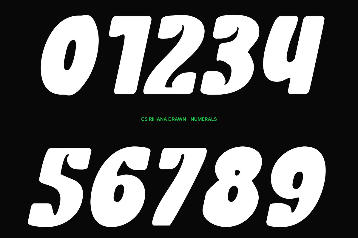 CS Rihana Drawn, a Sans Serif Font by Craft Supply Co. (Photo 3 of 8)