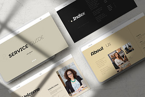 Services Guide Template, a Presentation Template by White Graphic