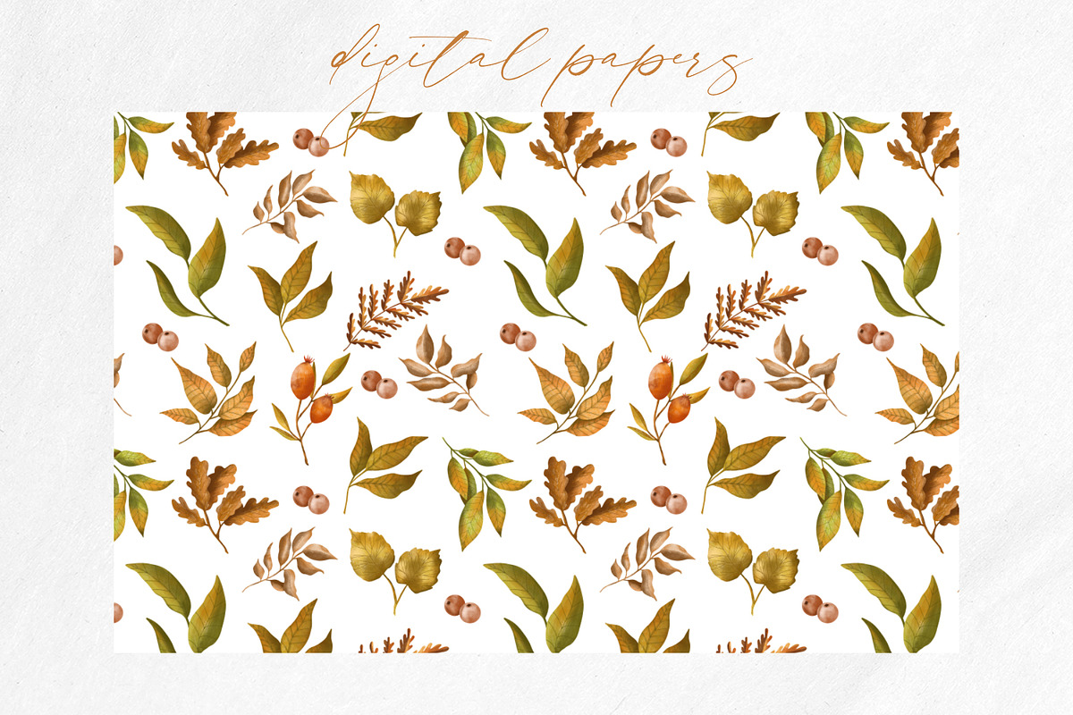Fall sweet fall leaves illustration, a Seasonal Illustration by Yelloo Fish (Photo 12 of 15)