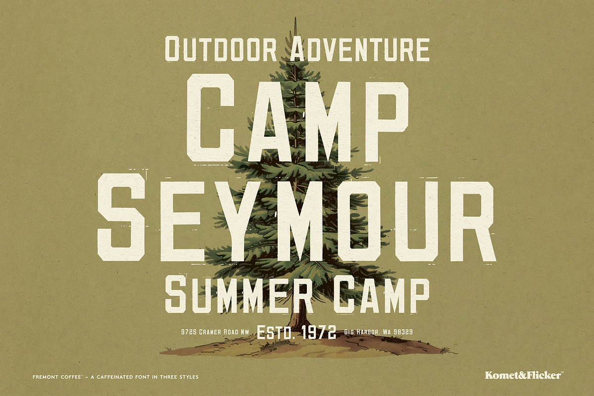 Fremont Coffee - A Caffeinated Font, a Sans Serif Font by Komet & Flicker (Photo 10 of 15)