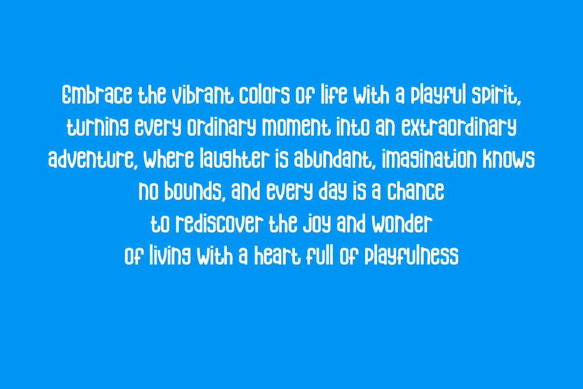 Sokids Playfull Display Font, a Handwritten Font by IHDSTD (Photo 5 of 7)