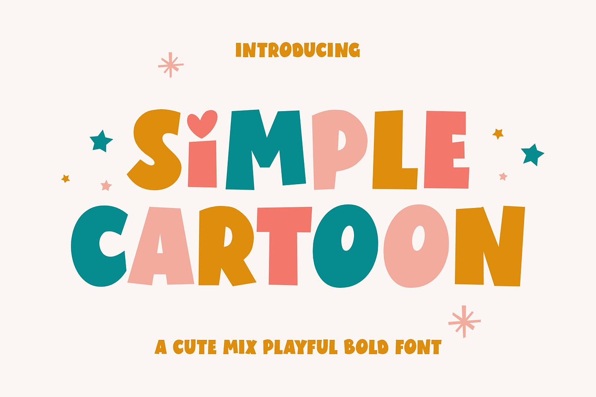 Simple Cartoon - Cartoon Font, a Handwritten Font by Keithzo (Photo 1 of 11)