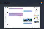 Uny Chat v1.0 - Figma Template, an App Template by emagweb (Thumbnail 8 of 39)